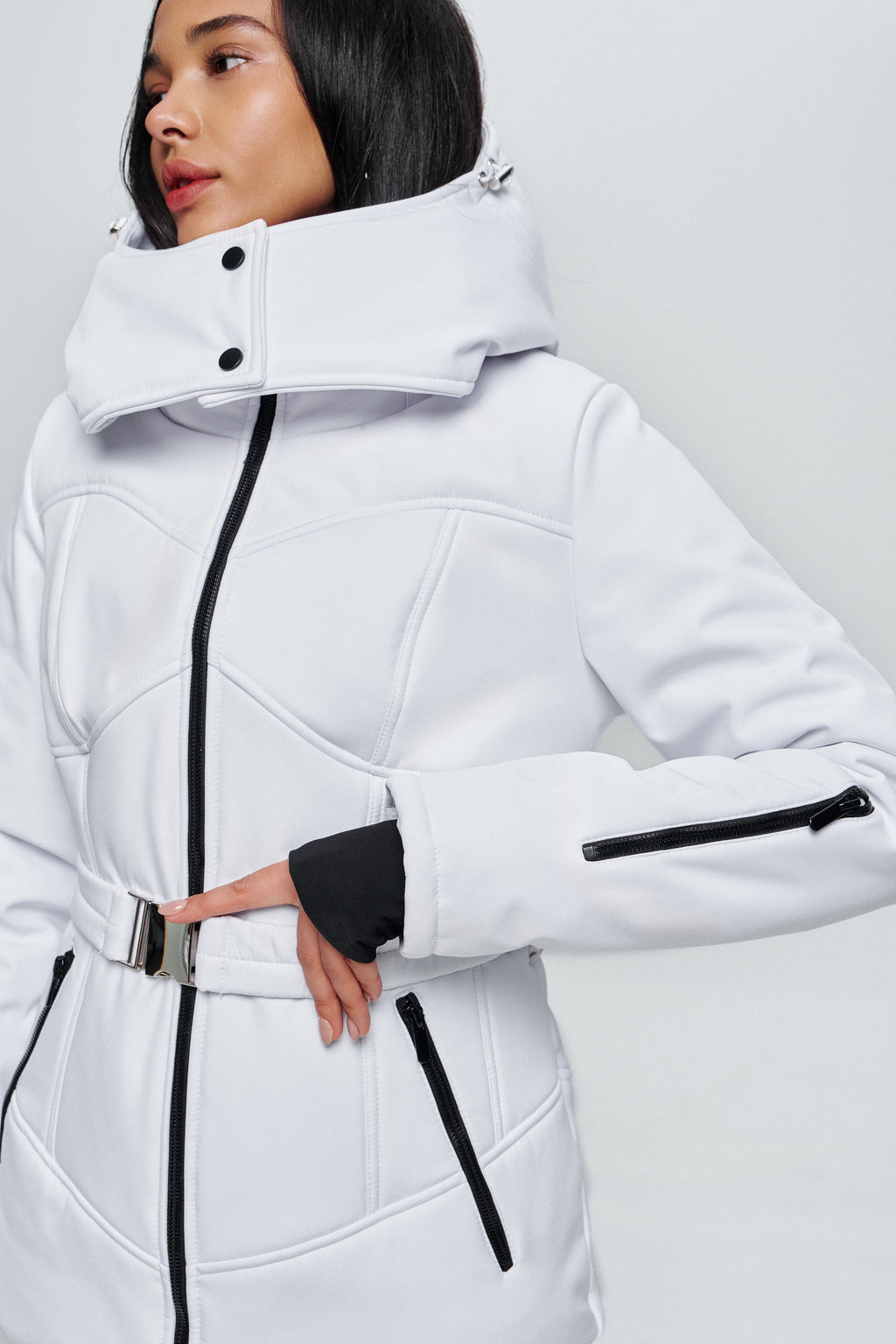 Лижна куртка Монблан - Біла