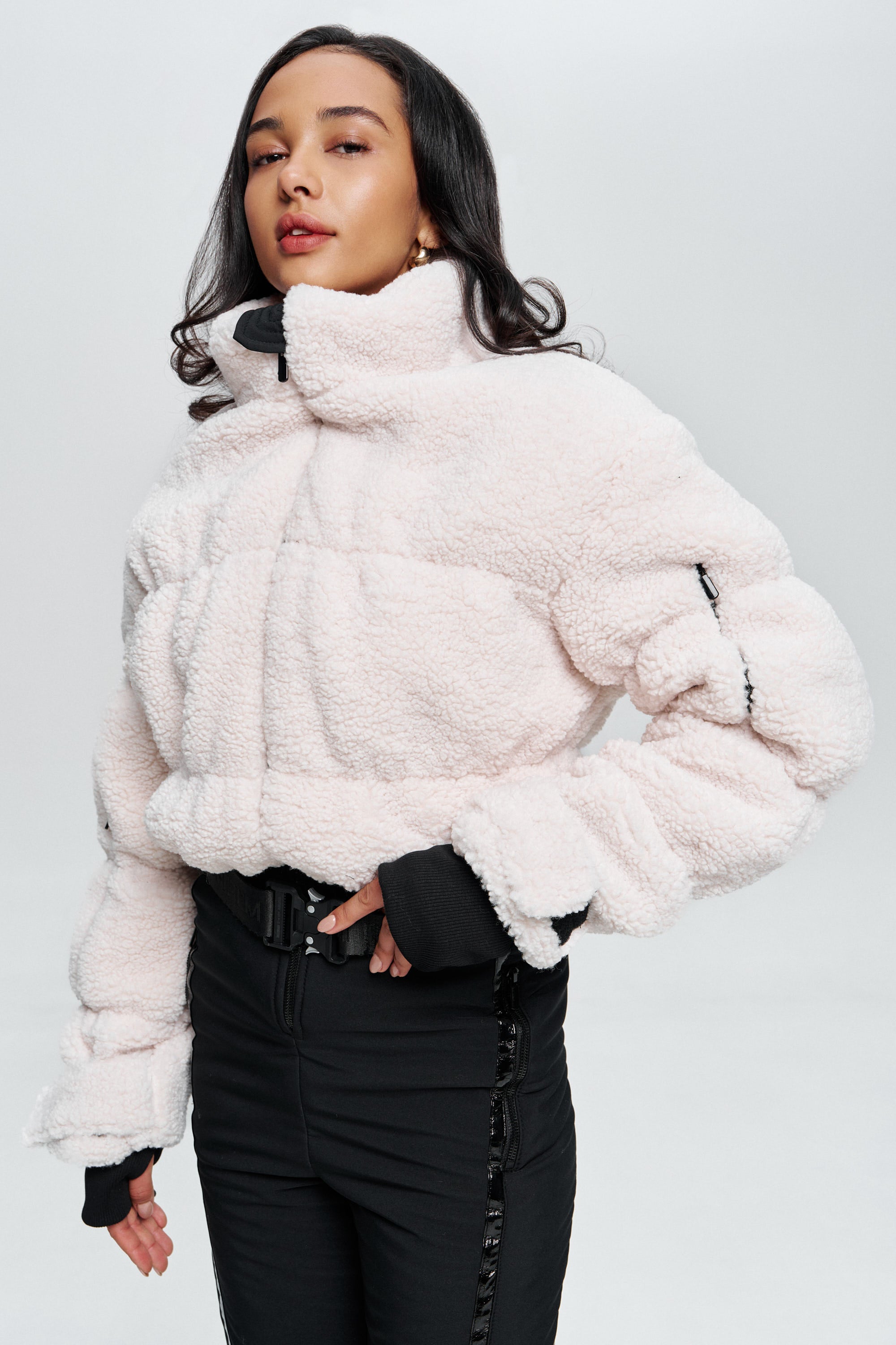 Зимовий комбінезон Грофа - Молочна шубка