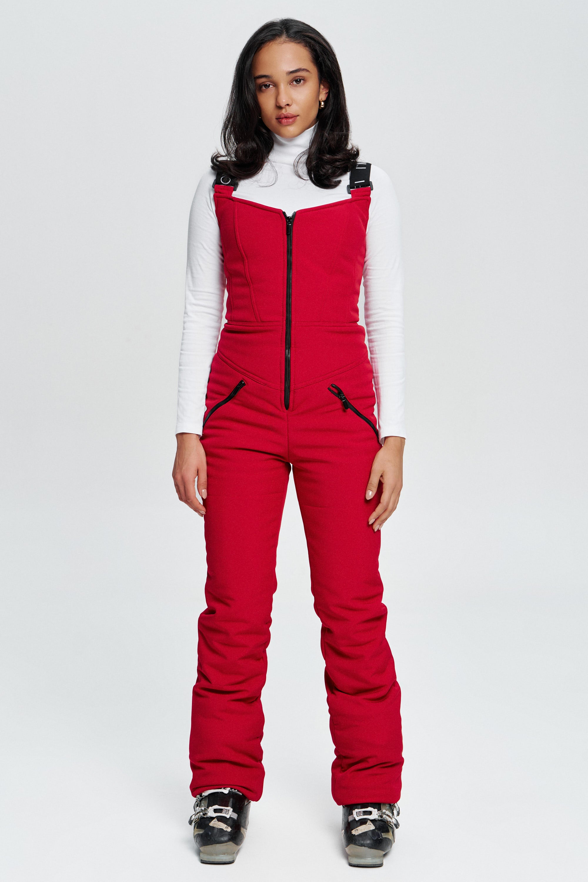 Лижний напівкомбінезон Монблан - Чорний