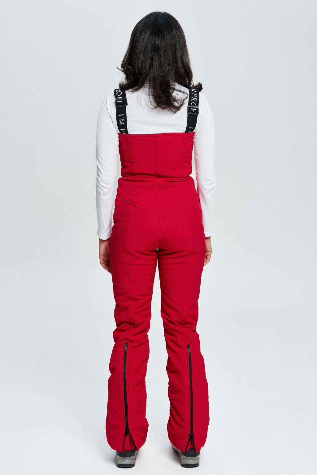 Лижний напівкомбінезон Монблан - Червоний