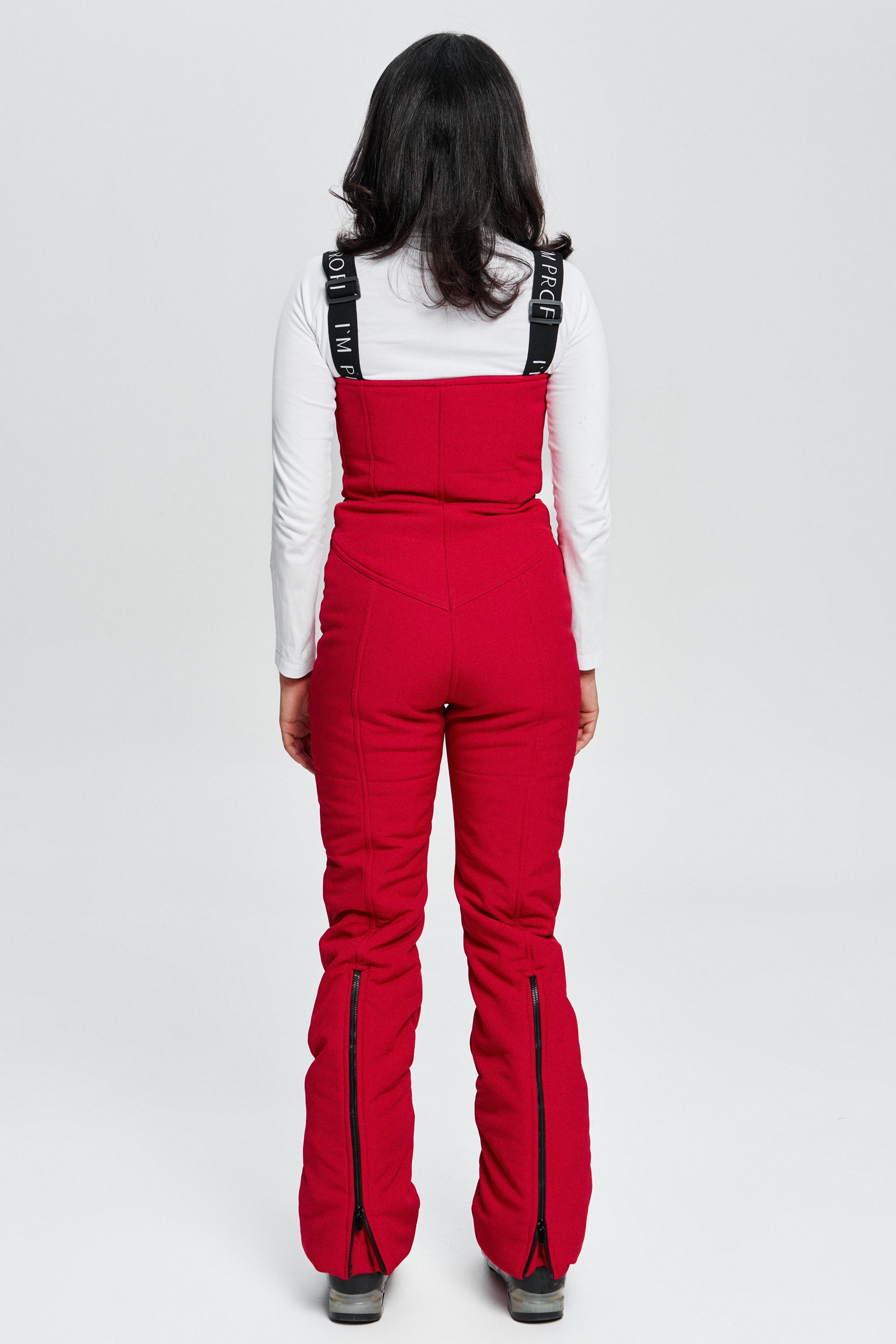 Лижний напівкомбінезон Монблан - Червоний