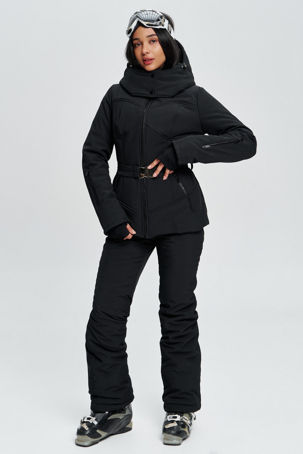 Лижна куртка Монблан - Чорна