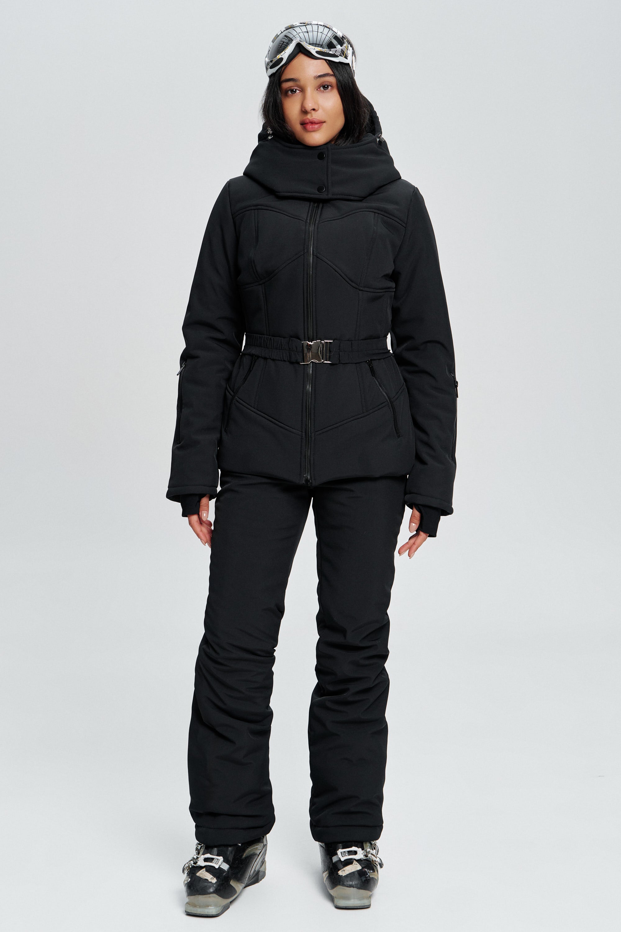 Лижна куртка Монблан - Чорна