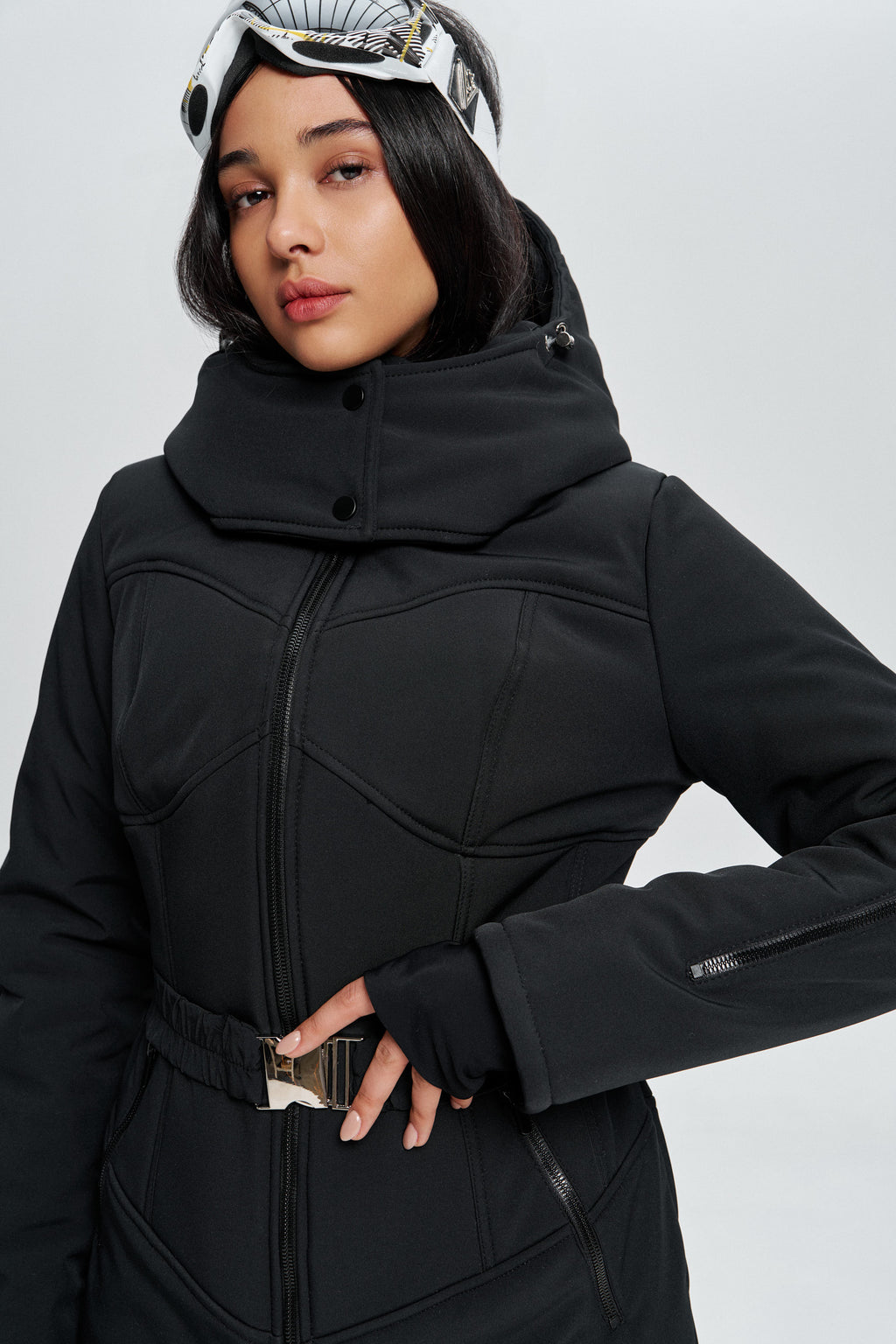 Лижна куртка Монблан - Чорна