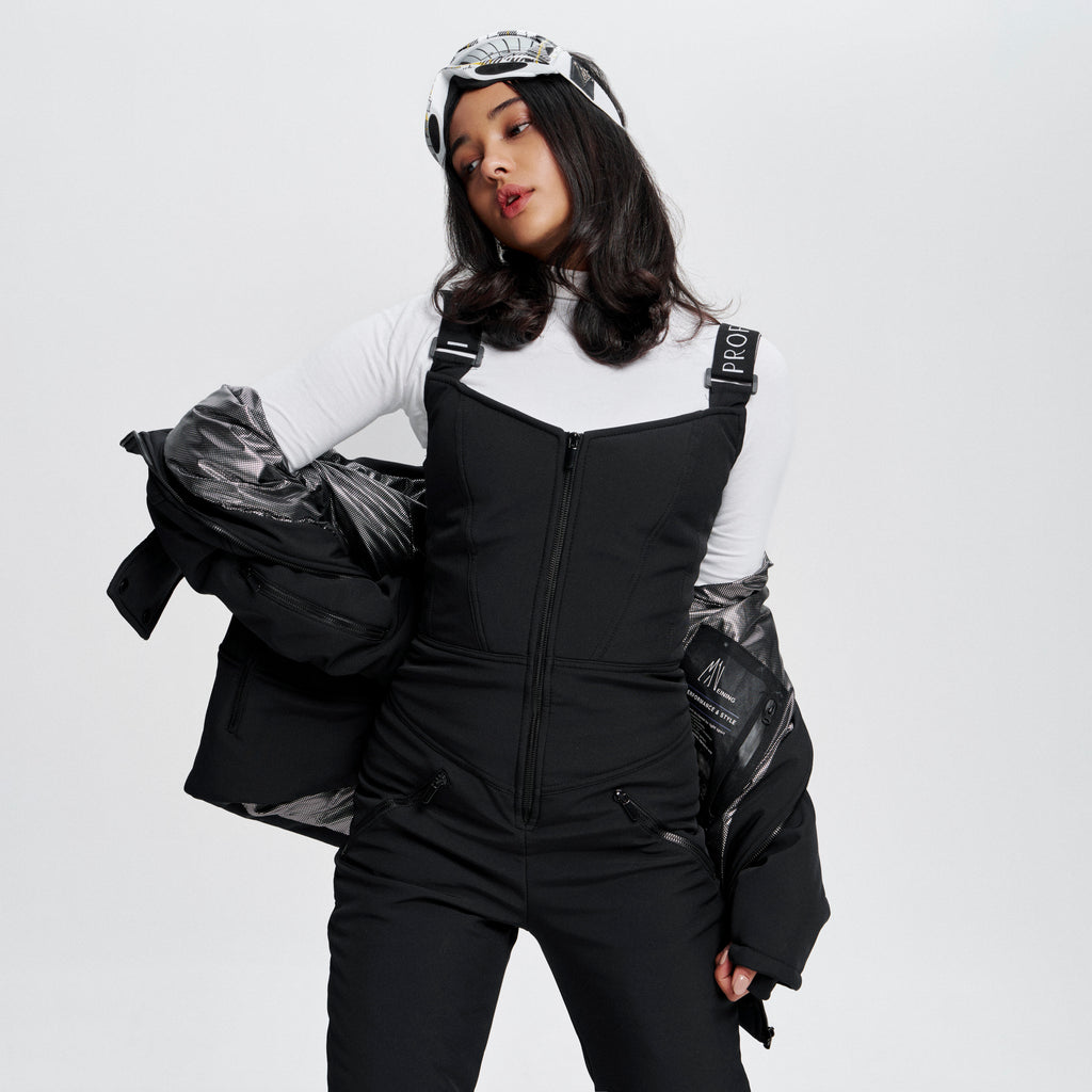 Лижна куртка Монблан - Чорна