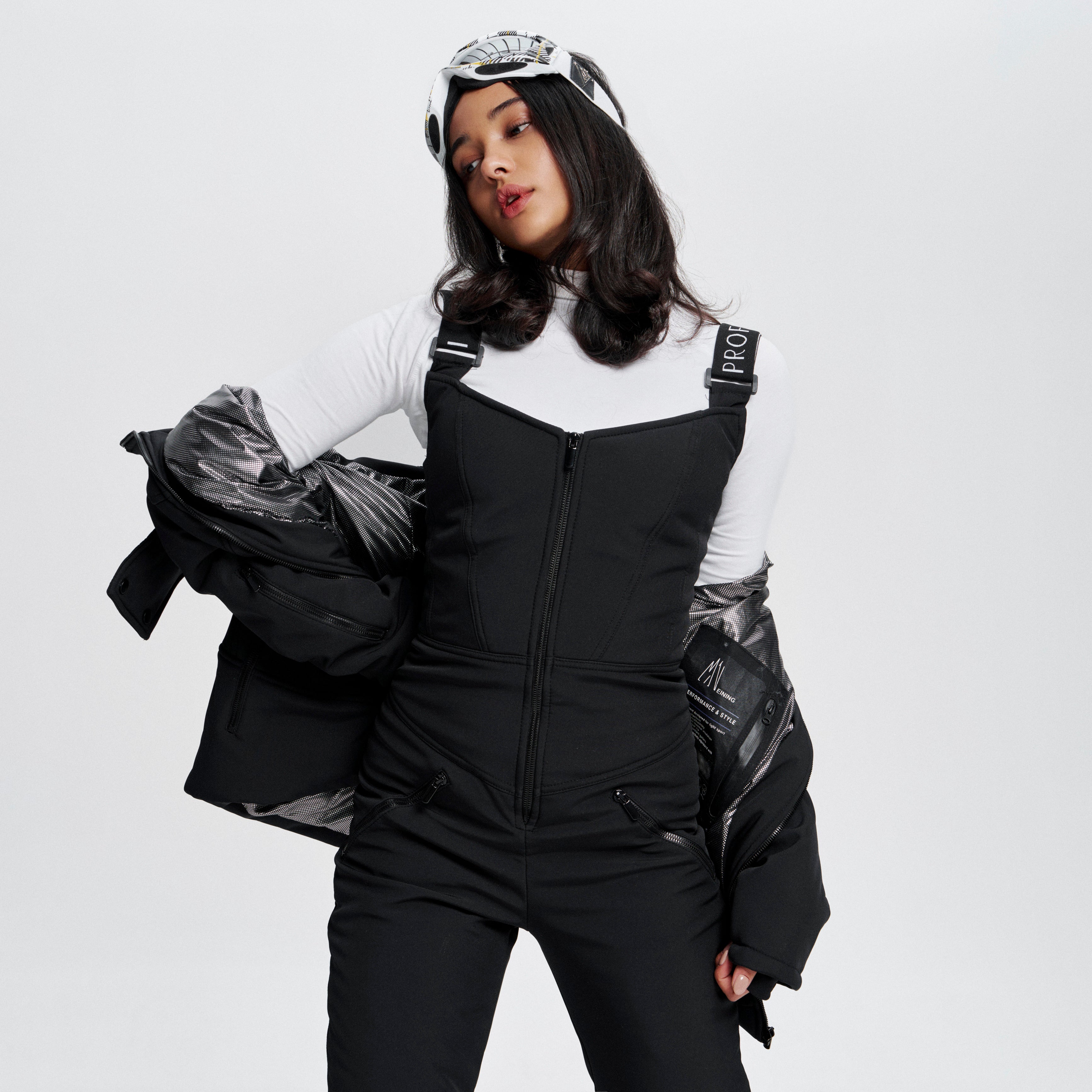 Лижна куртка Монблан - Чорна