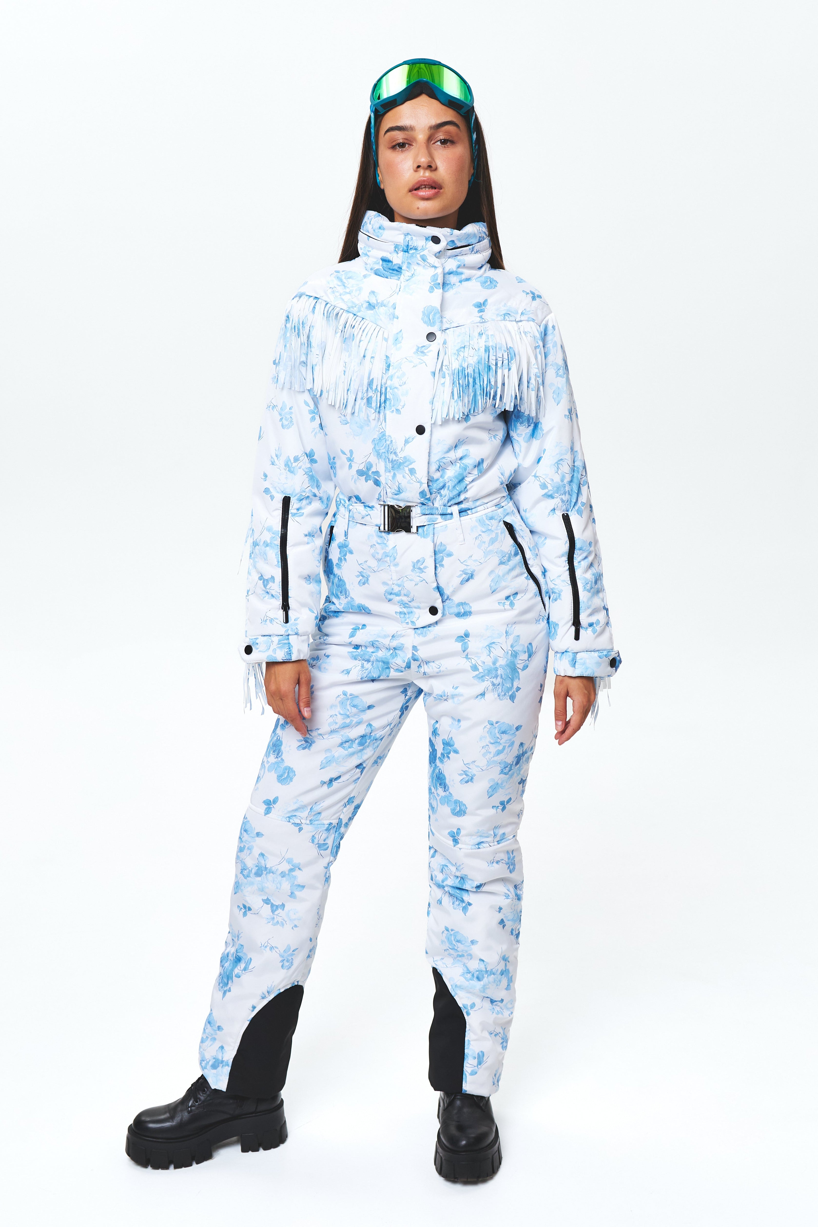 Зимовий комбінезон з бахромою - Говерла Квітковий