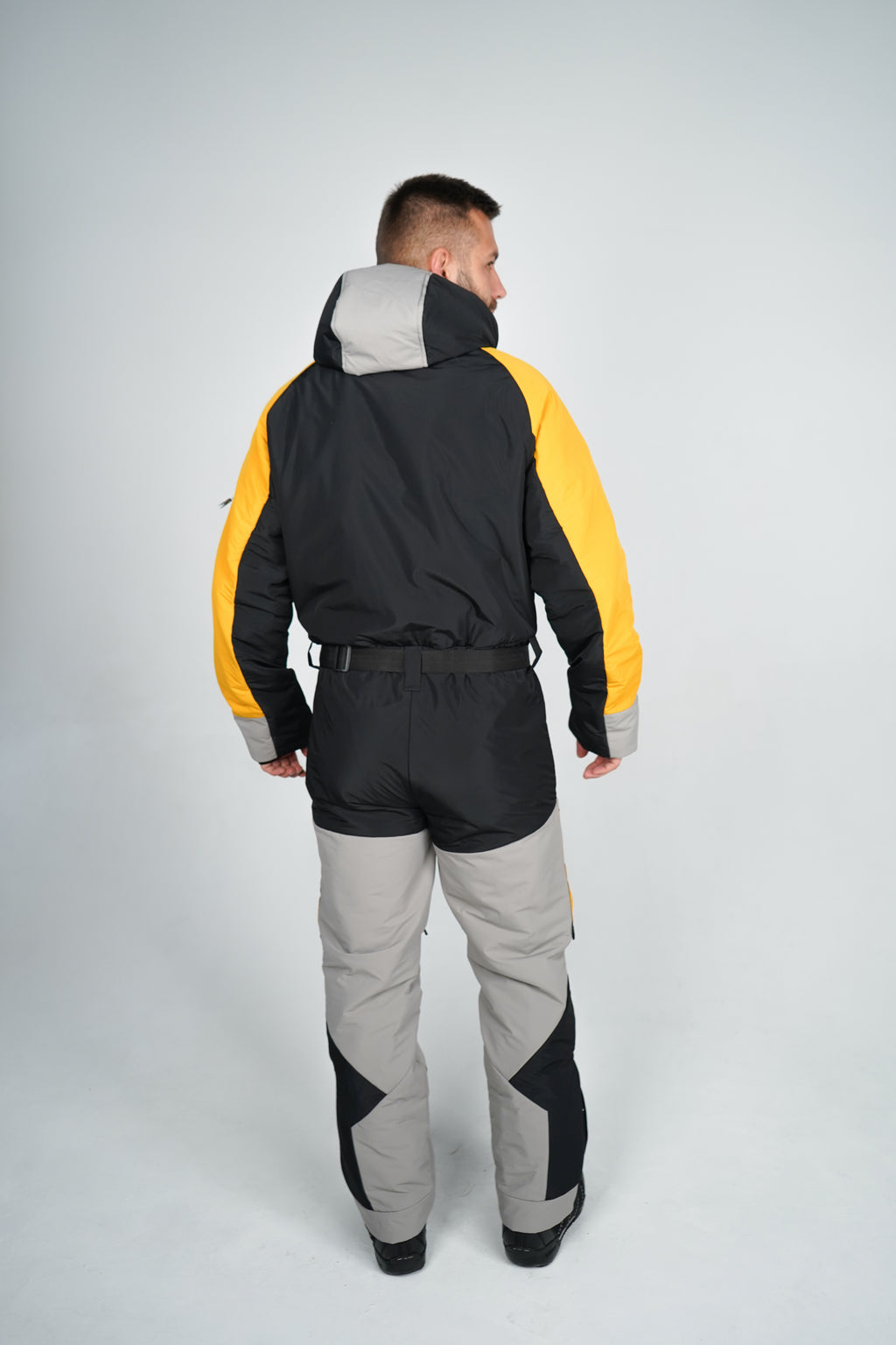Лижний чоловічий комбінезон Кострич - Жовтий