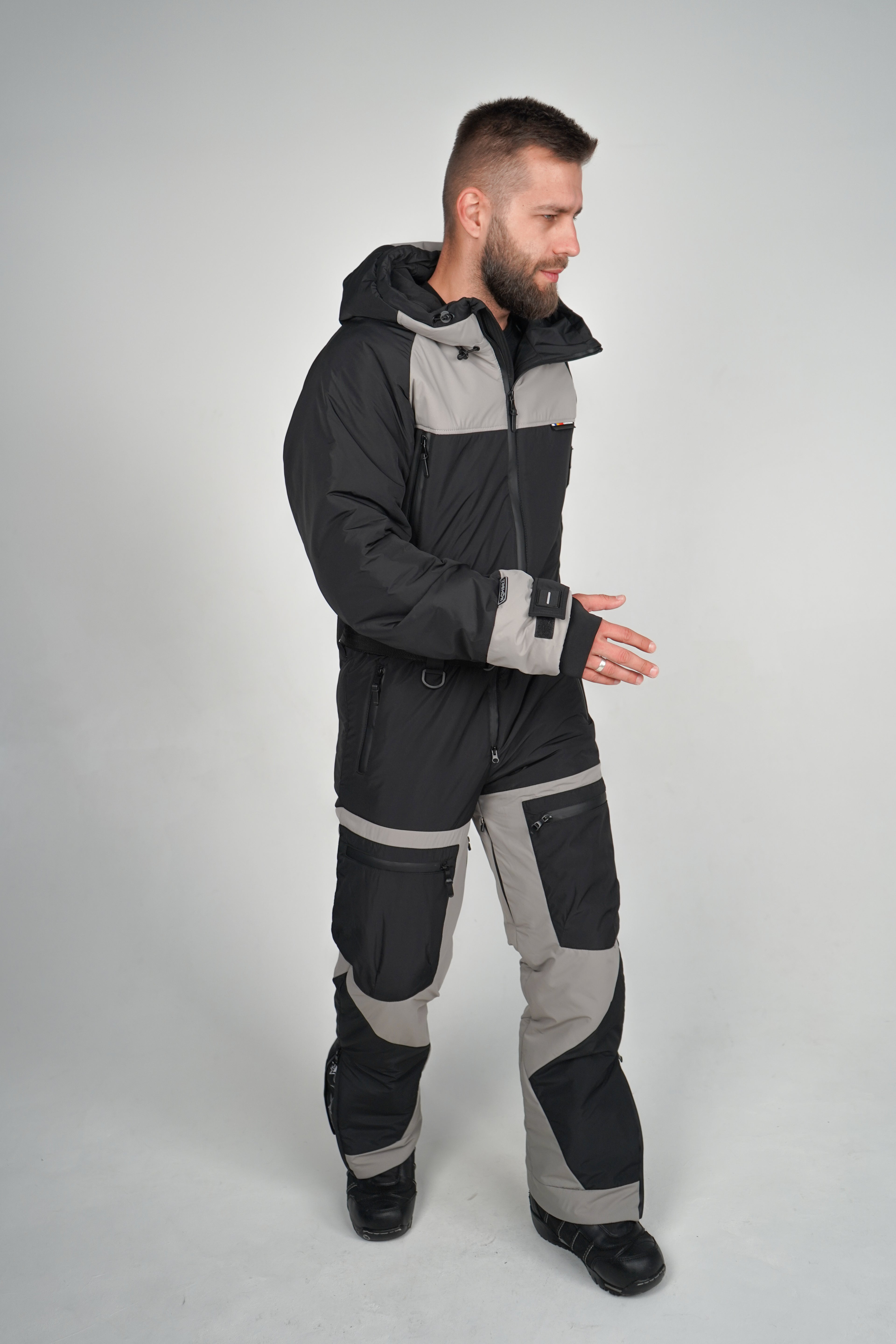 Лижний чоловічий комбінезон Кострич - Сірий