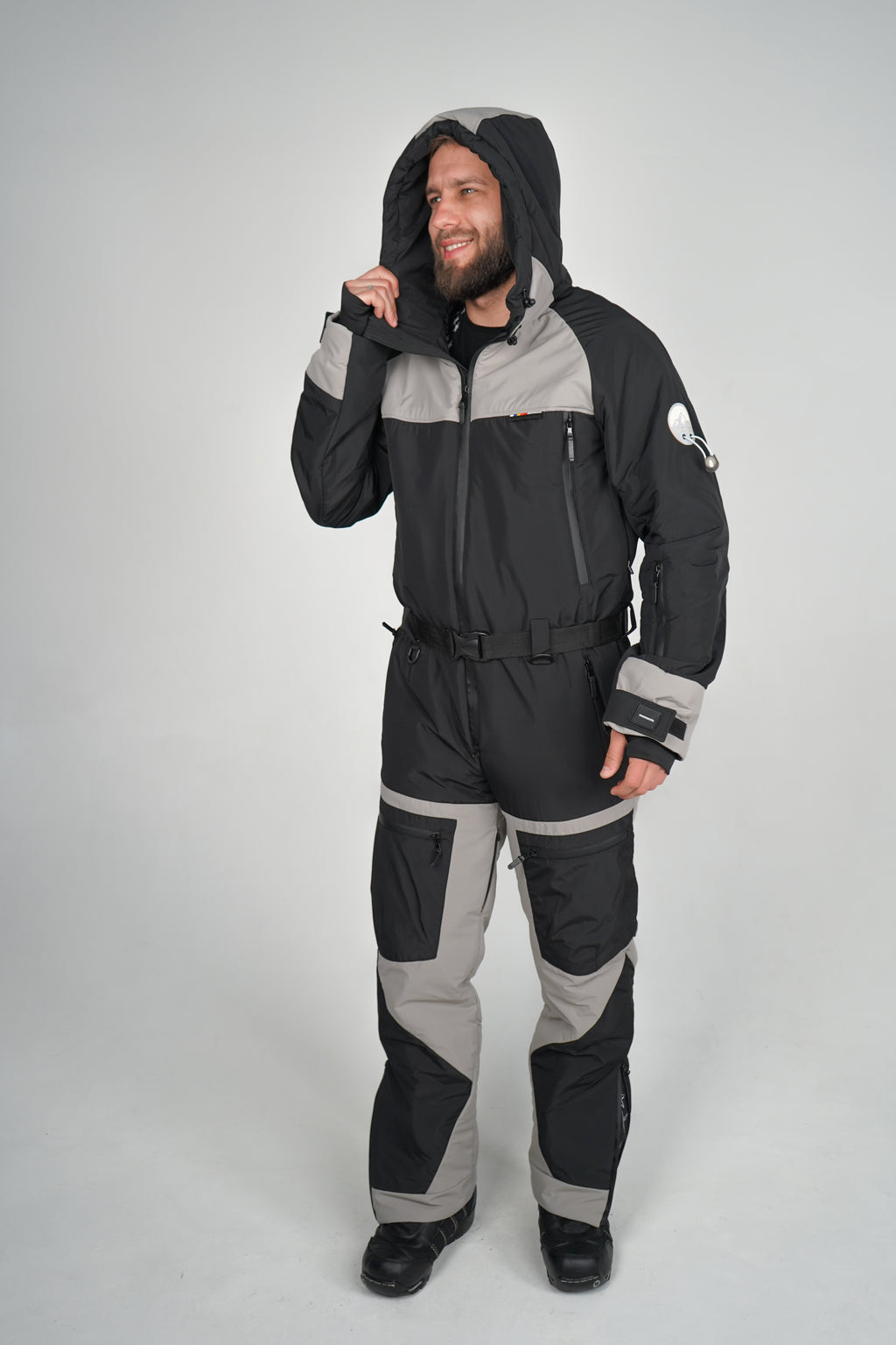 Лижний чоловічий комбінезон Кострич - Сірий