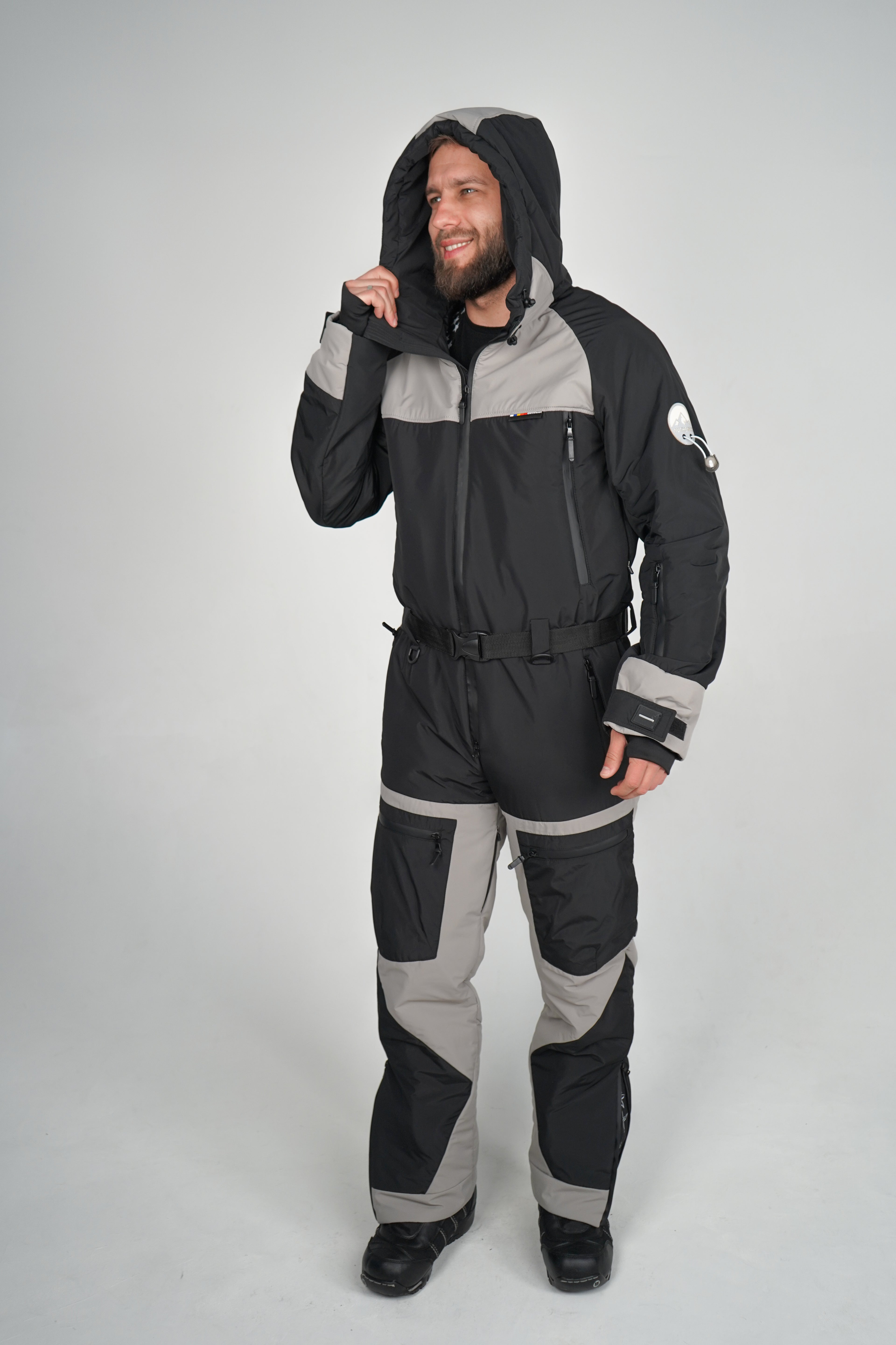 Лижний чоловічий комбінезон Кострич - Сірий