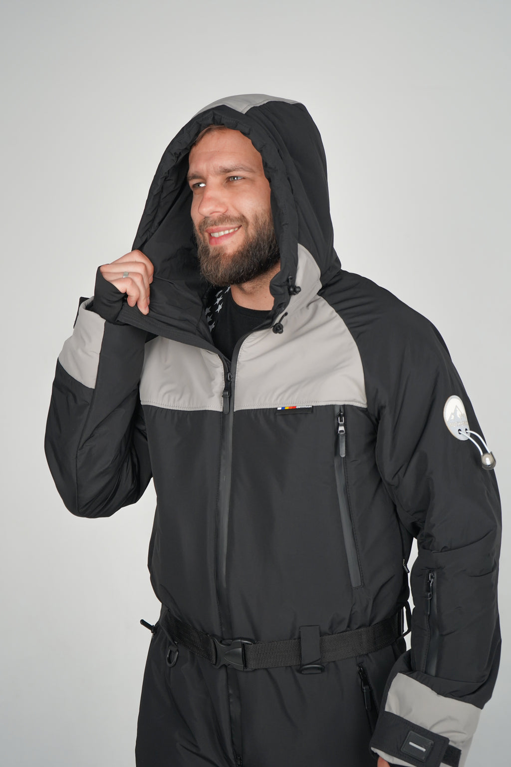 Лижний чоловічий комбінезон Кострич - Сірий