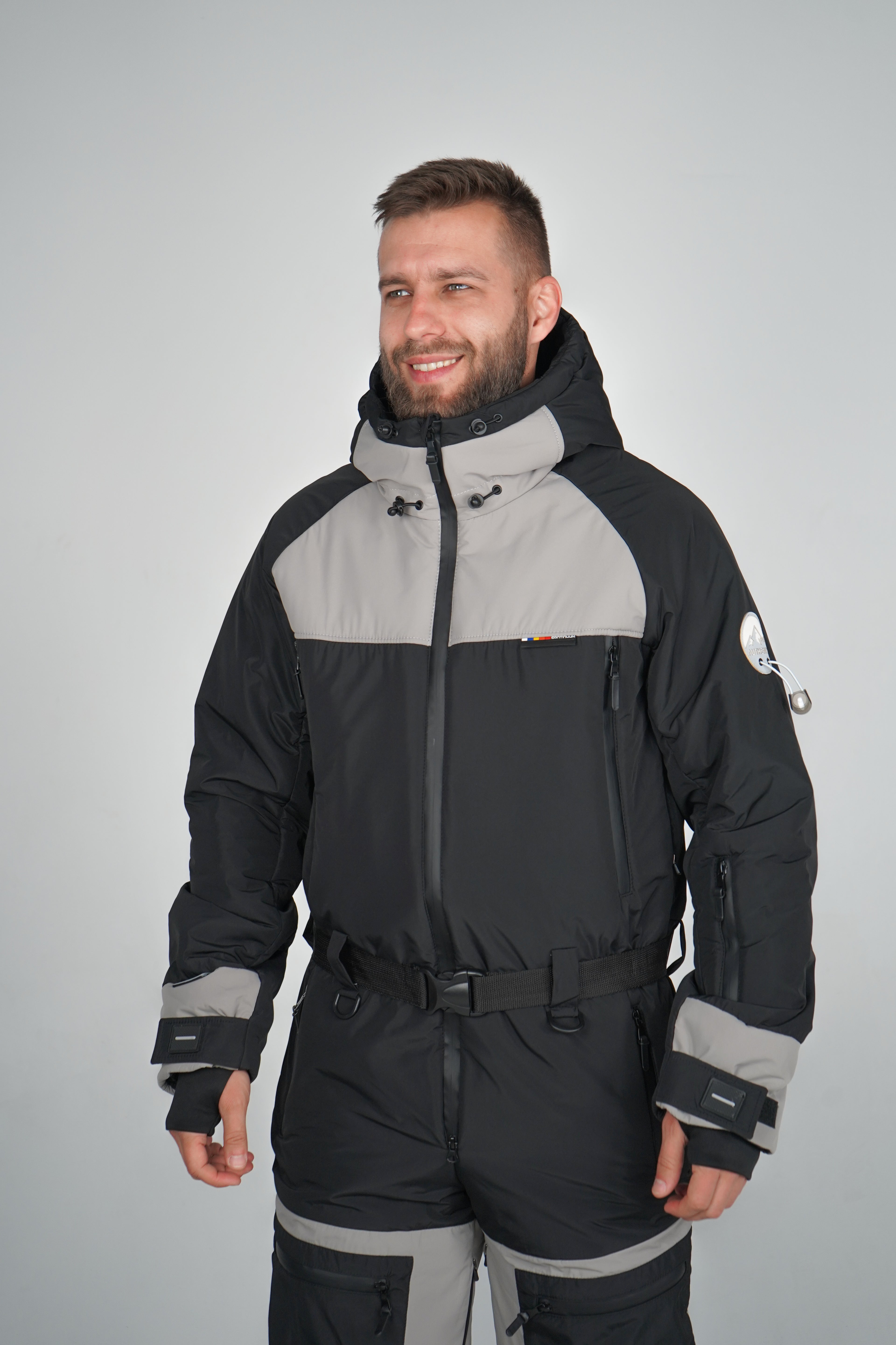 Лижний чоловічий комбінезон Кострич - Сірий