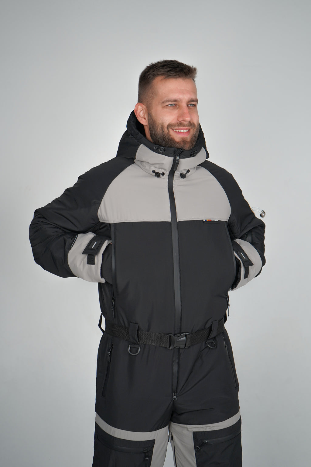 Лижний чоловічий комбінезон Кострич - Сірий