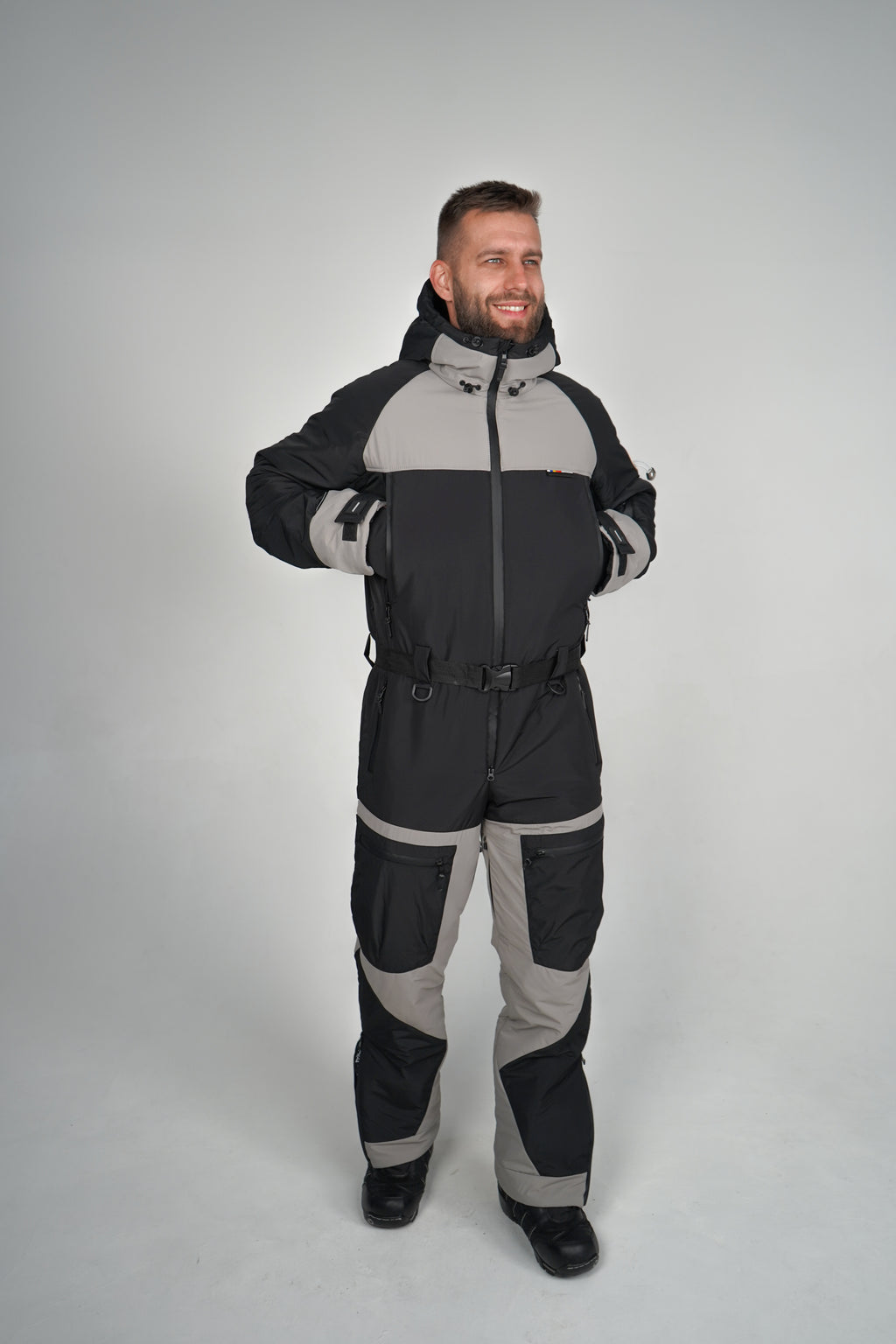 Лижний чоловічий комбінезон Кострич - Сірий