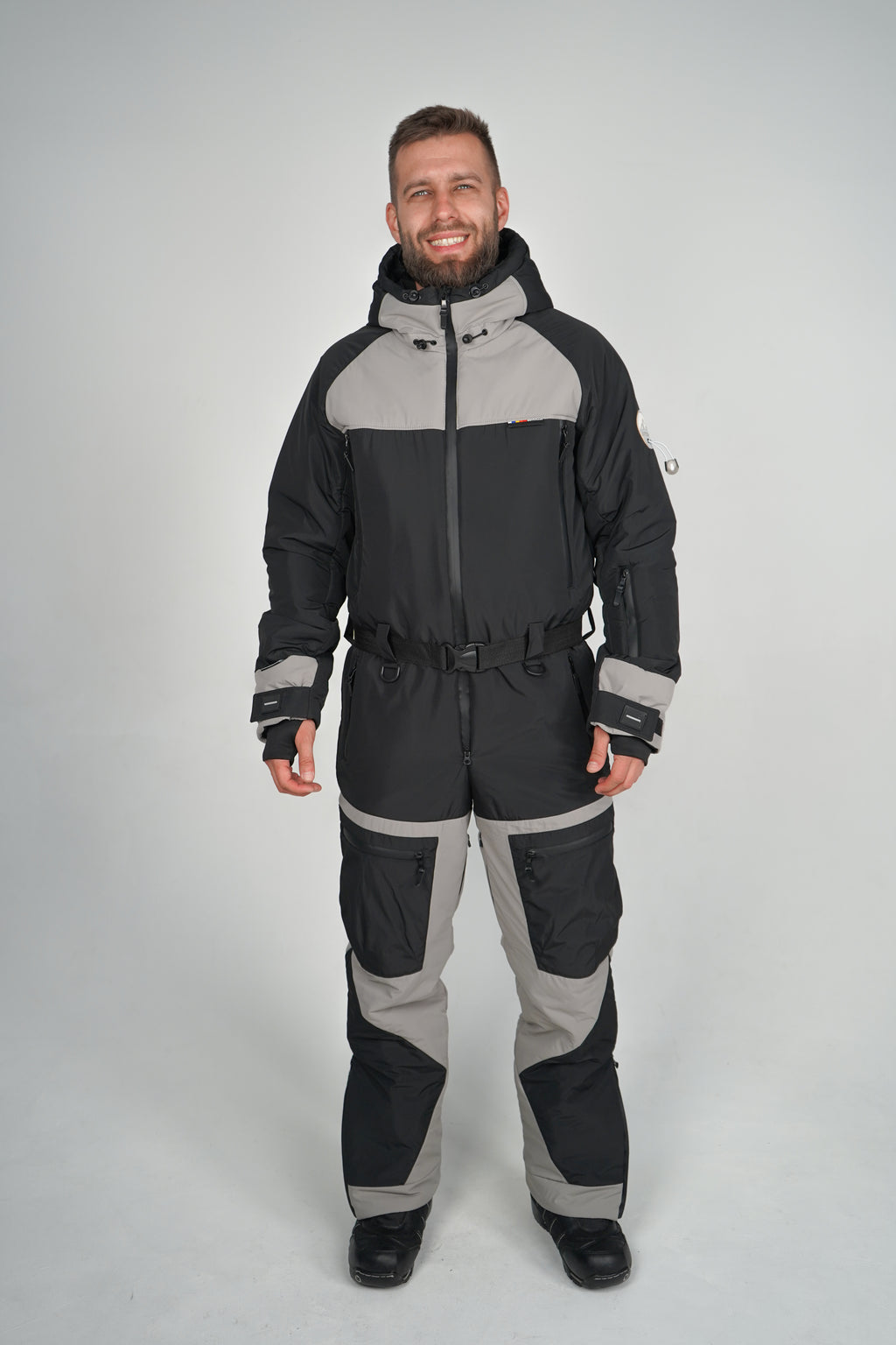 Лижний чоловічий комбінезон Кострич - Сірий