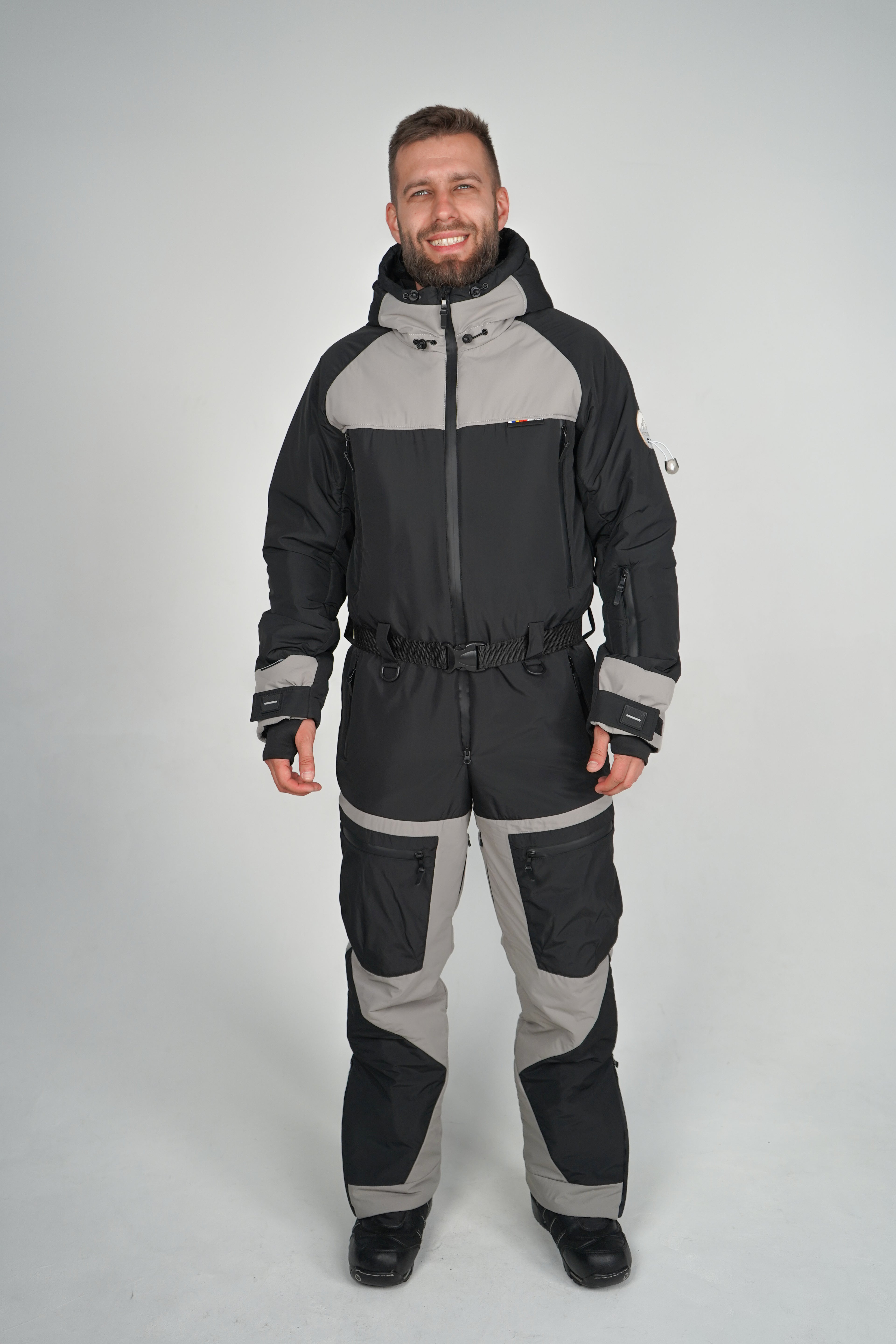 Лижний чоловічий комбінезон Кострич - Сірий