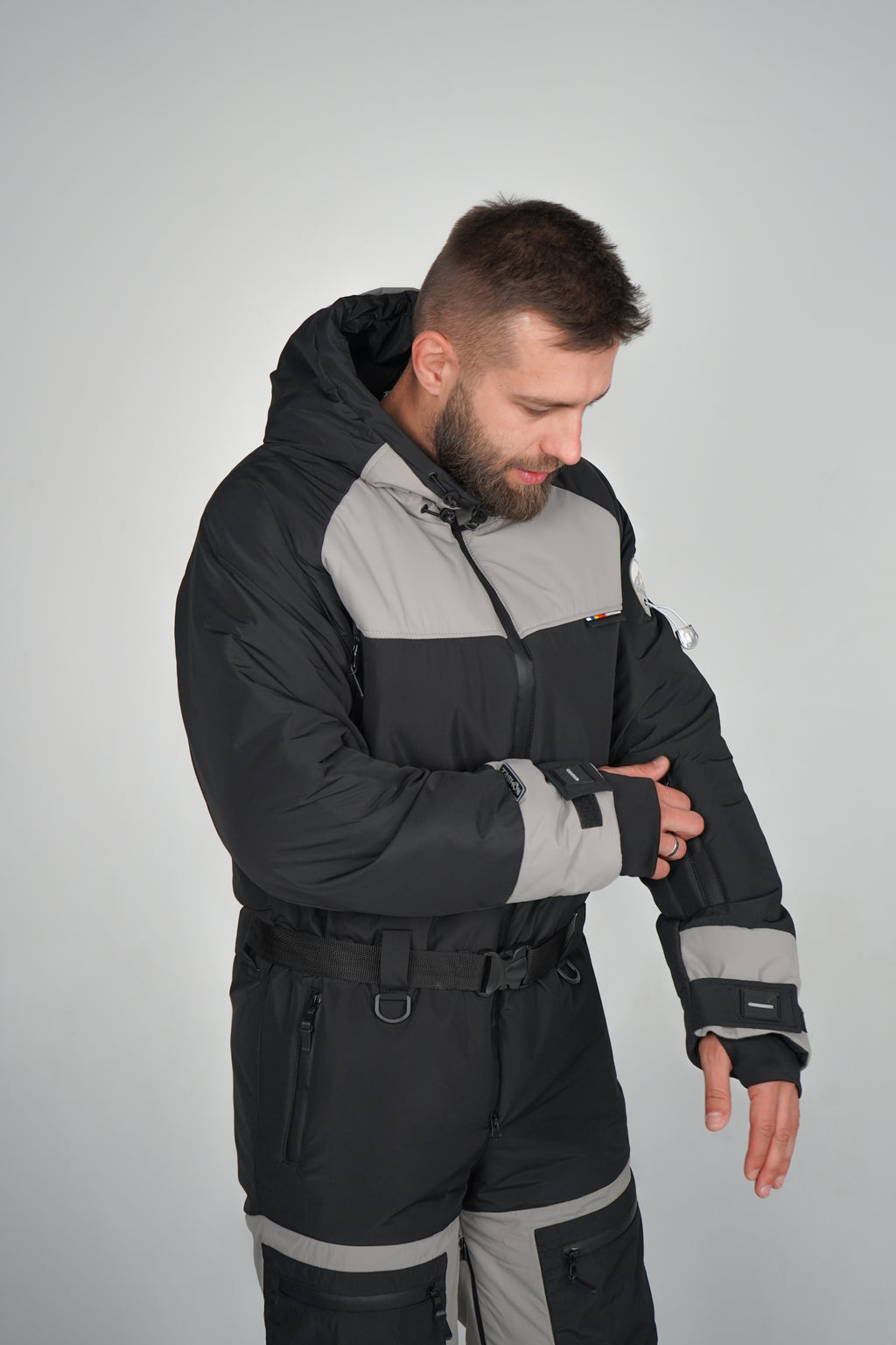 Лижний чоловічий комбінезон Кострич - Сірий