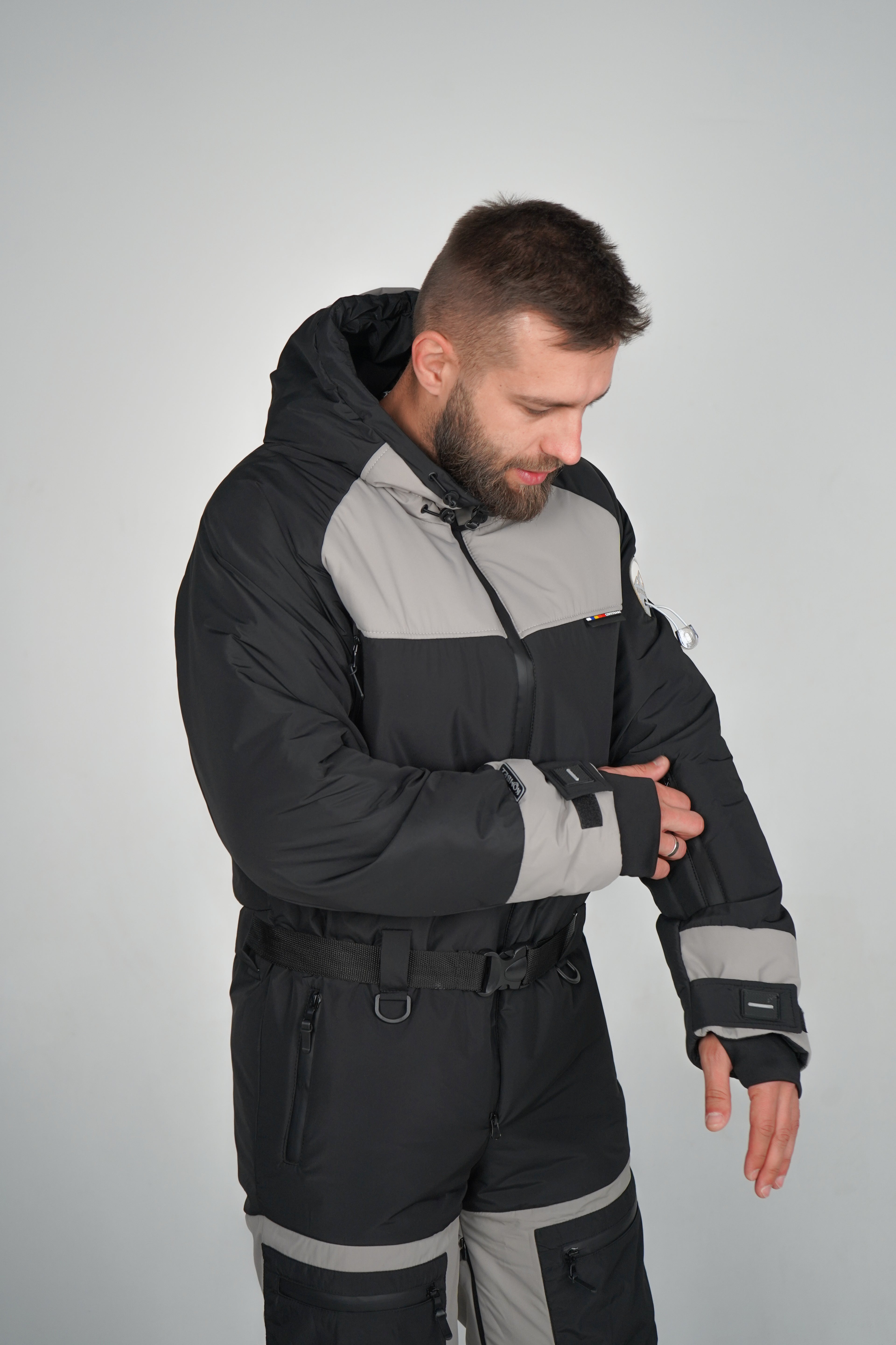 Лижний чоловічий комбінезон Кострич - Сірий