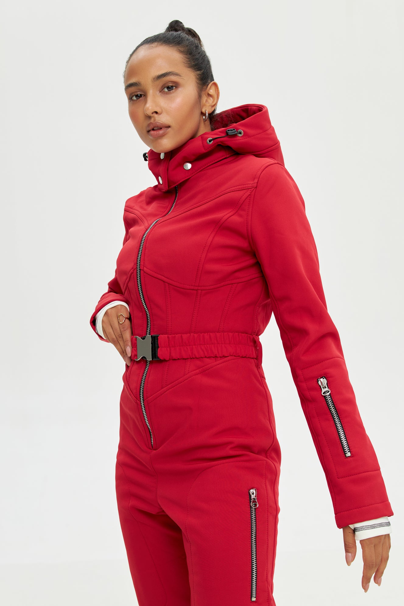 Лижний комбінезон slim fit - Червоний