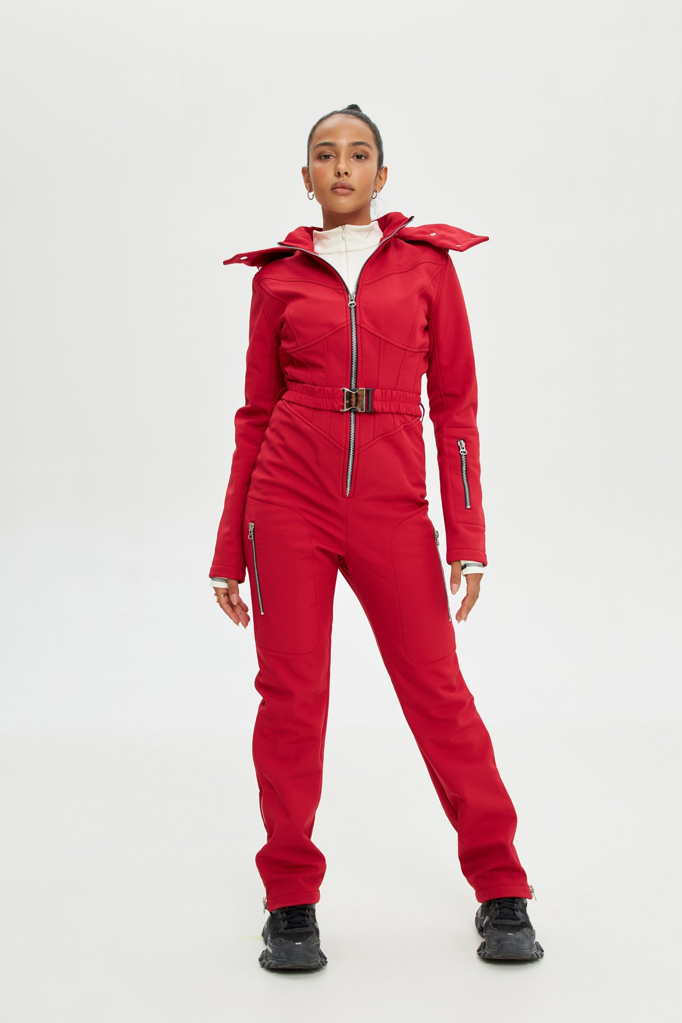 Лижний комбінезон slim fit - Чорний