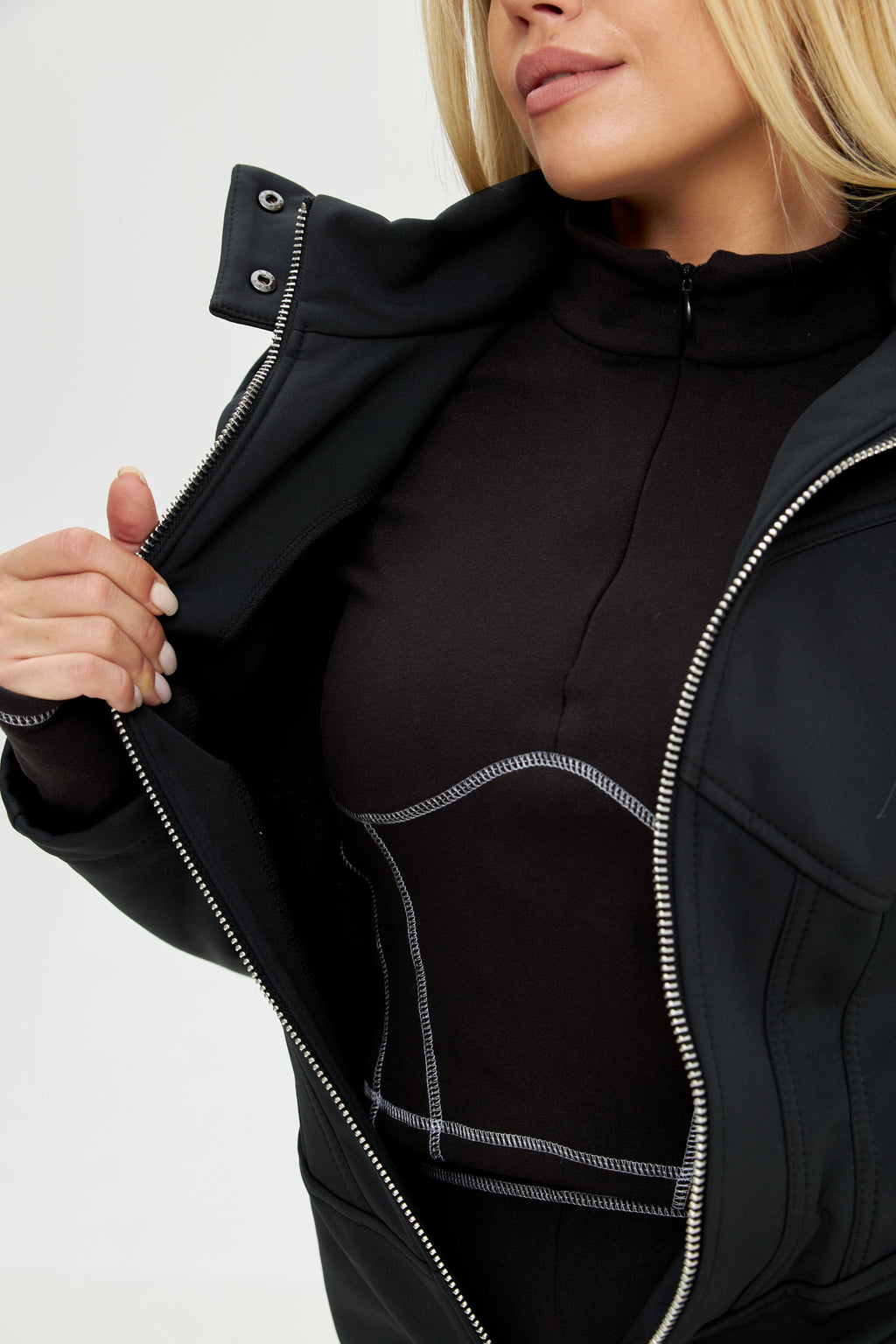 Лижний комбінезон slim fit - Чорний