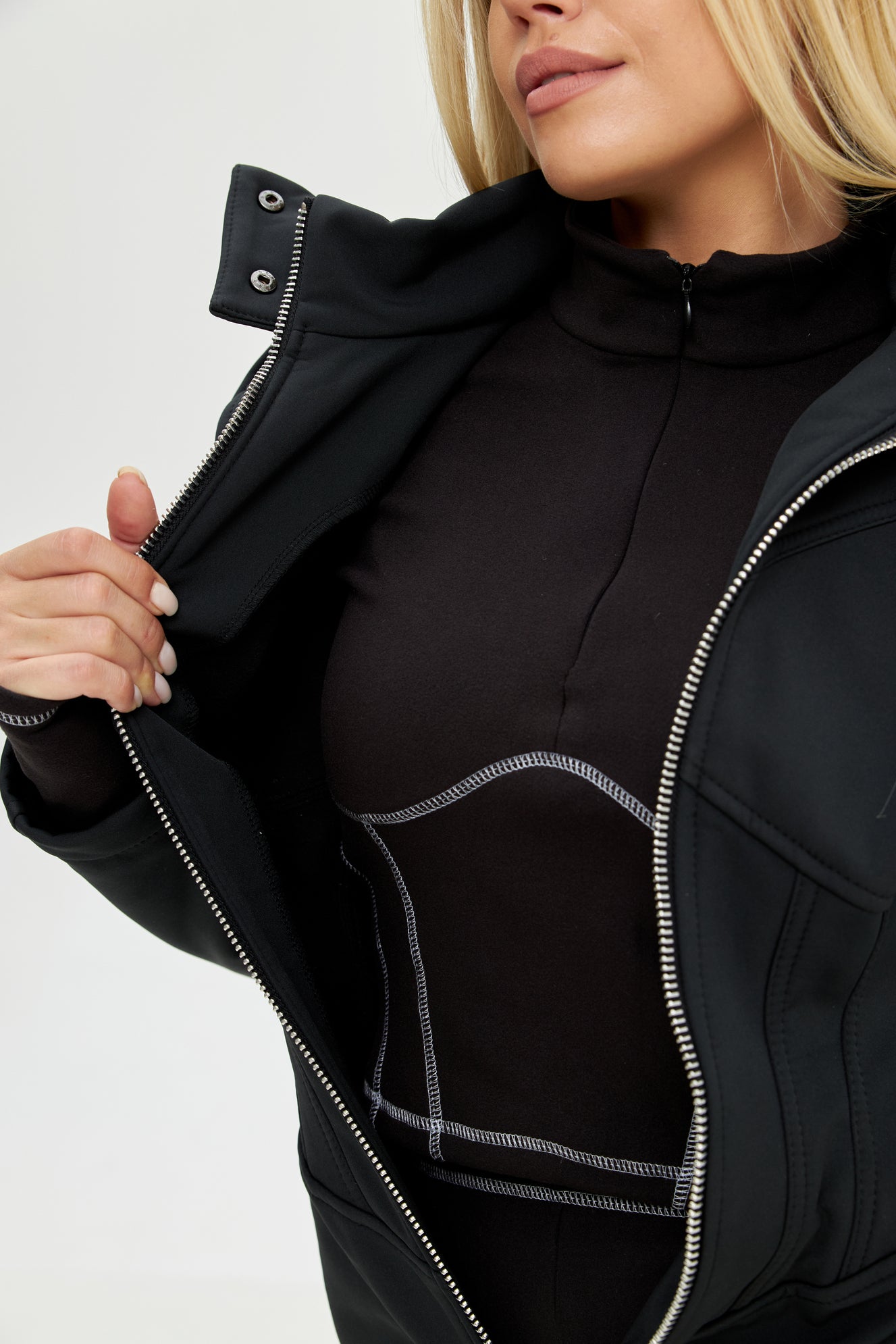 Лижний комбінезон slim fit - Чорний