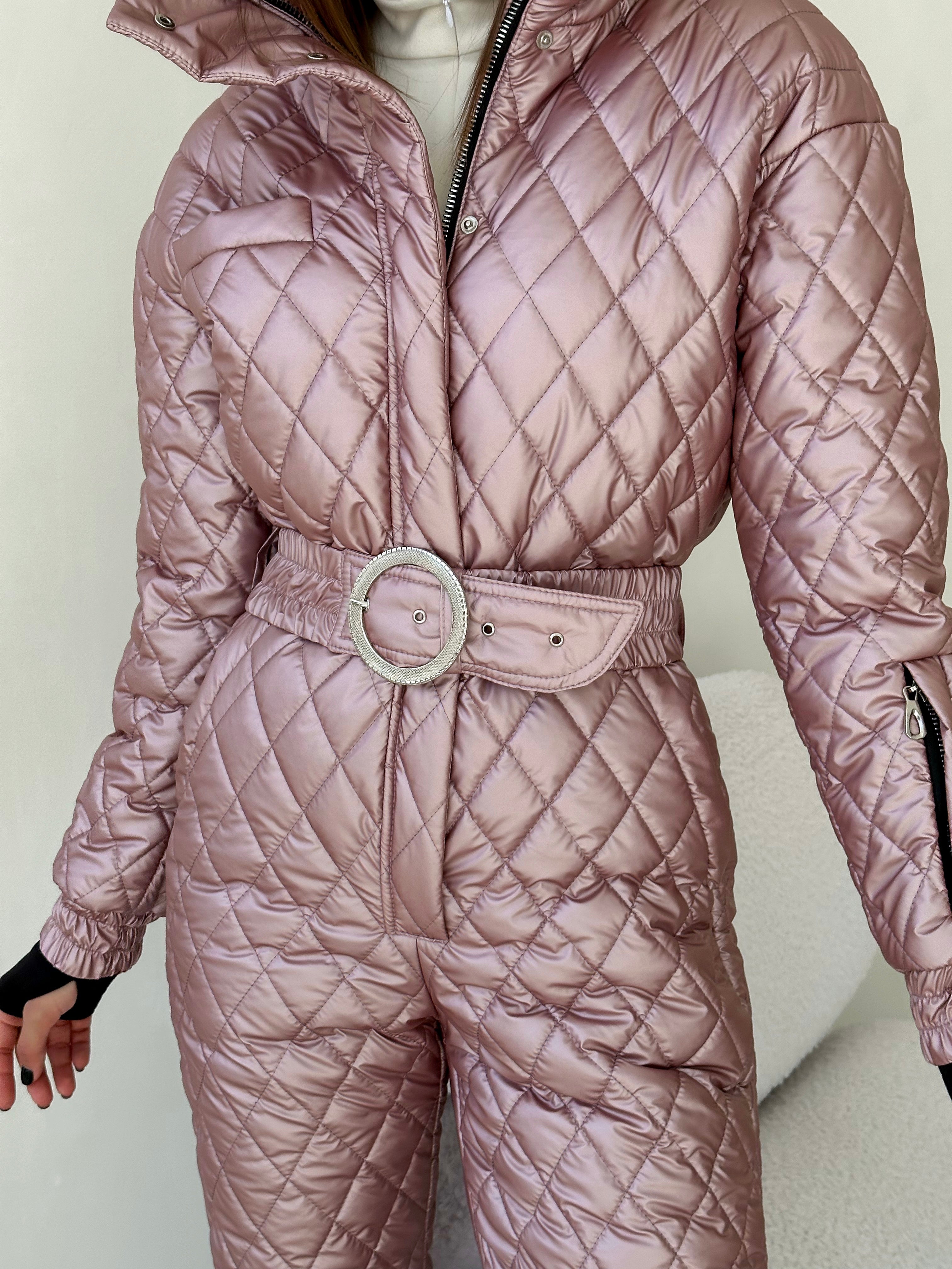 Зимовий комбінезон А15 - Рожевий