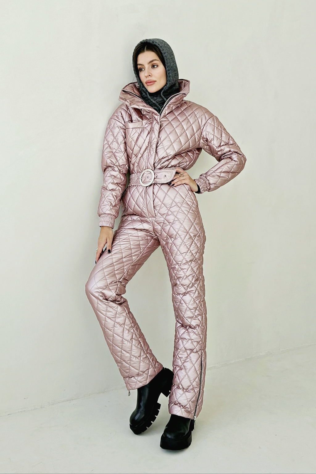 Зимовий комбінезон А15 - Рожевий