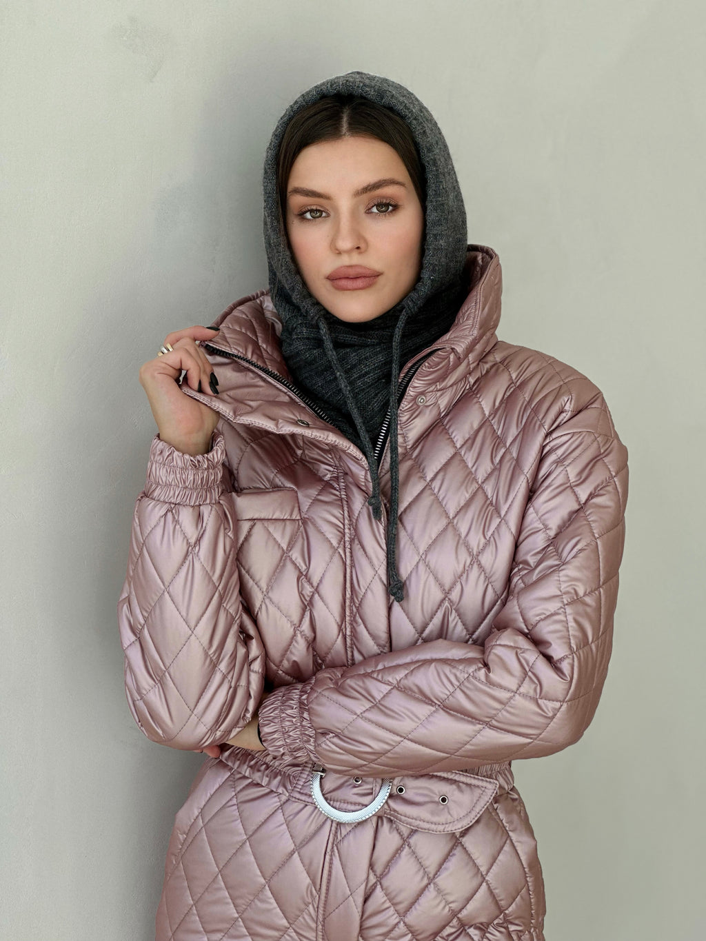 Зимовий комбінезон А15 - Рожевий