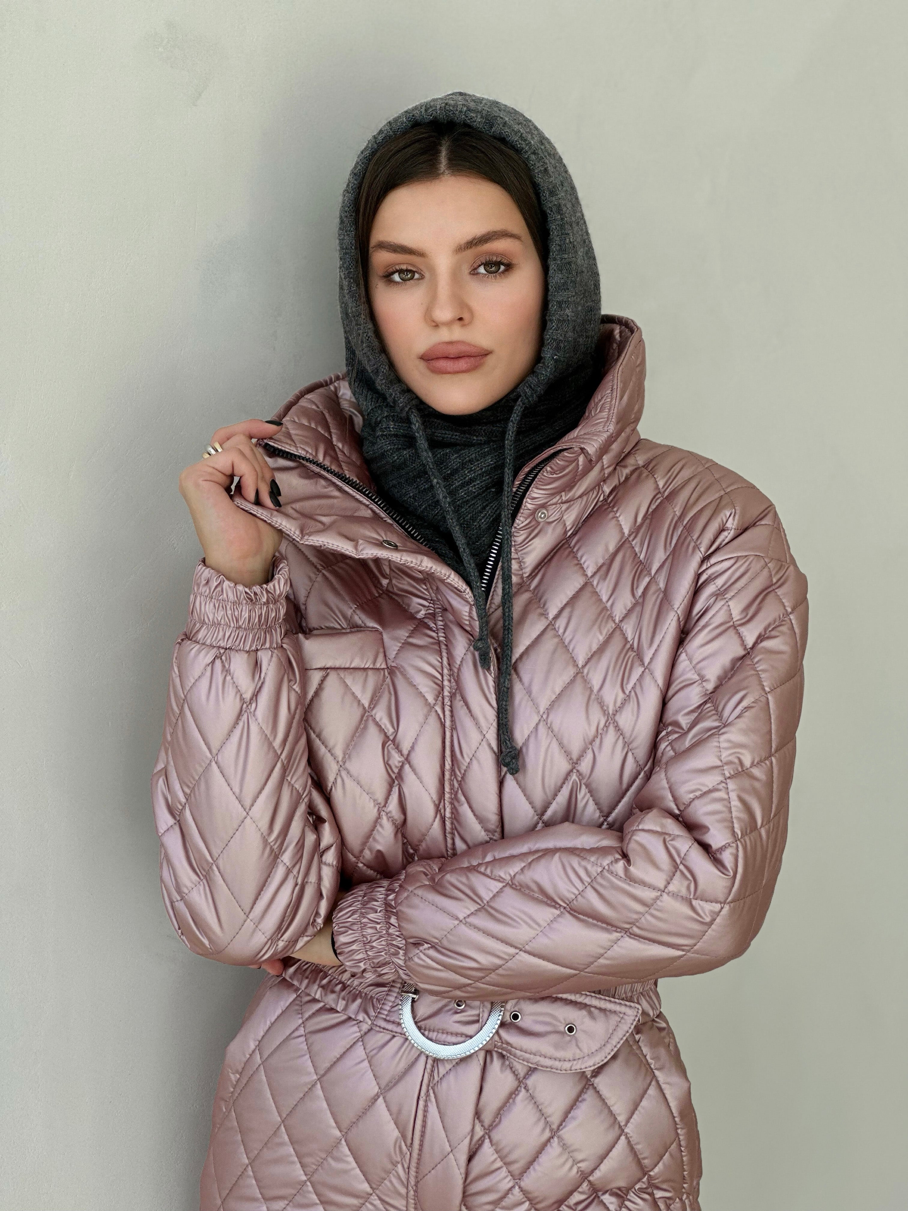 Зимовий комбінезон А15 - Рожевий