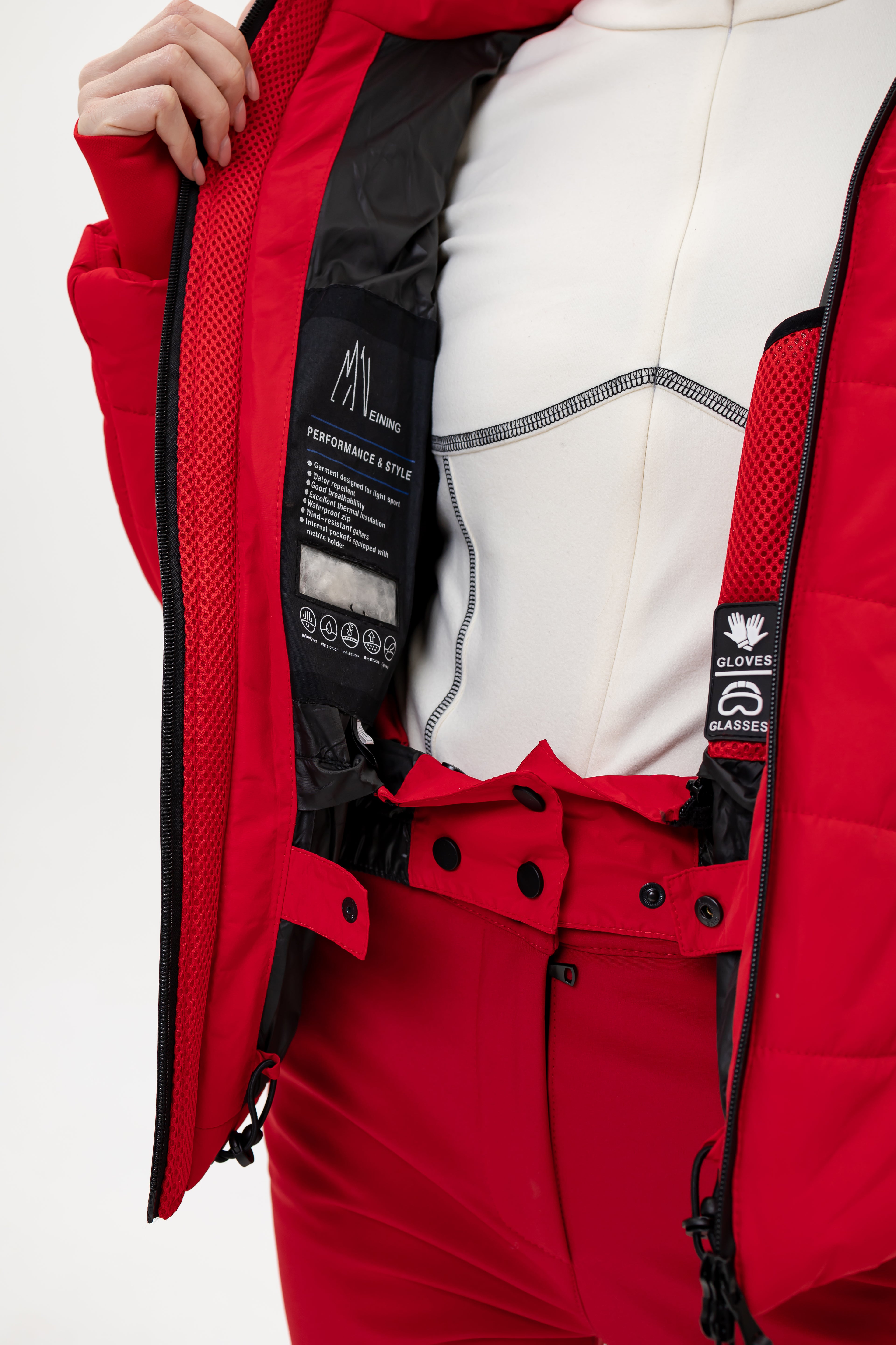 Лижний костюм 02 - Червоний